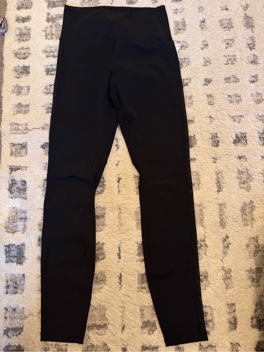 Rebody High-Waist Black Leggings with Smooth Fit